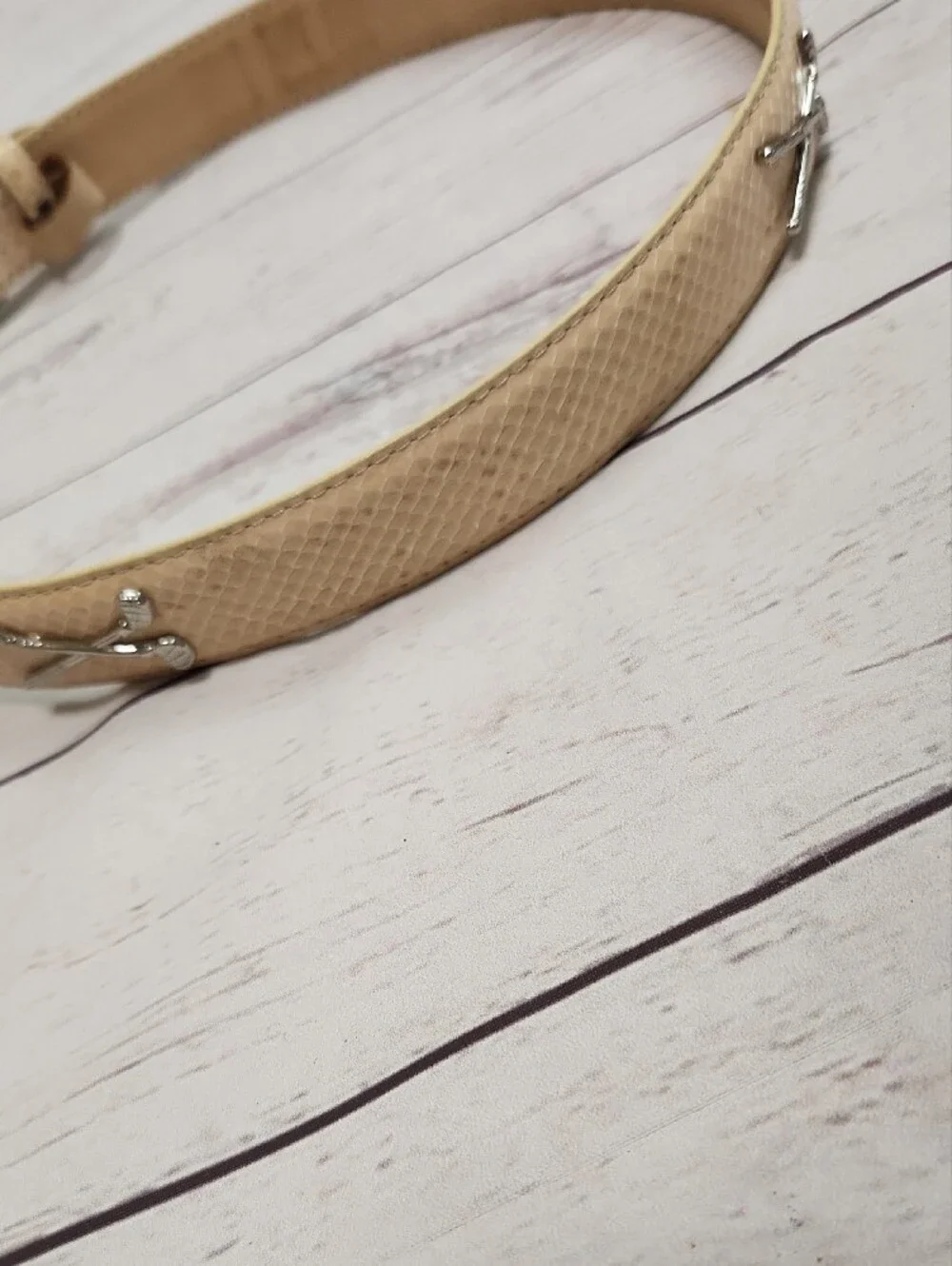I.B. Belt Company creamy tan